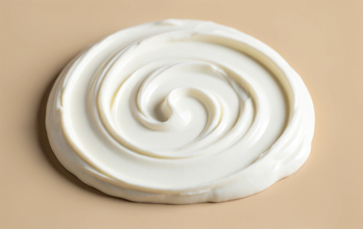 Cream with collagen texture